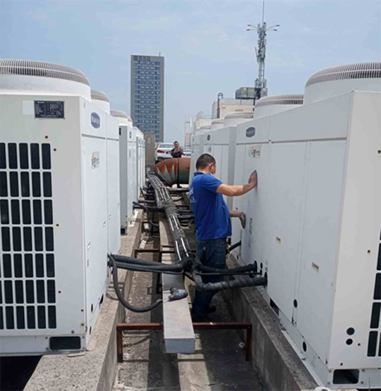 信丰中央空调制热和不制冷系统维修方法